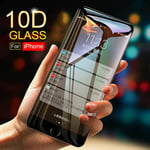 10d Full Cover Tempered Glass Guard Screen Protector For Iphone 7 Plus Black