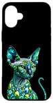 Coque pour iPhone 16 Plus Tee-shirt esthétique pour chat sphynx sans poils pour maman chauve