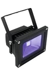 UVFloor - Projecteur Led UV 10W PRO - Ultraviolet 385 nm 400 nm - IP65 Étanche Lumière Noire UV Extérieur Intérieur – avec Prise 220V - pour Soirée Fluo, Néon, Bar, Fête