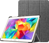 Coque Pour Samsung Galaxy Tab S 10.5 2014 T800 / T805 - Etui Ultra-Mince Et Léger En Cuir Pu Housse De Protection Avec Fonction Sommeil/Réveil Automatique Support Tablette, Gris De[Coq105138]