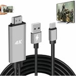 Hdmi Adapter Usb Type-c Cable Mhl 4k Hd Video Digital Converter Cable