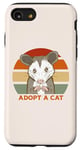 iPhone SE (2020) / 7 / 8 ADOPT A CAT Funny Possum Opossum Street Cats Cute Kitty Meme Case