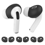 Ahastyle Earpads Silikon (3-pack) Apple AirPods Pro 2 svart