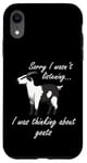 Coque pour iPhone XR Thinking About Goats Hilarous Farm Animal