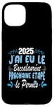 Coque pour iPhone 15 Plus Baccalauréat 2025 Cadeau félicitation BAC Permis de conduire