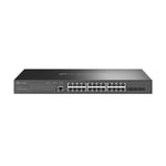 TP-Link Omada SG3428XMP commutateur réseau Géré L2+ Gigabit Ethernet (10/100/1000) Connexion Ethernet, supportant l'alimentation via ce port (PoE) 1U Noir - Neuf