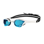 arena Cobra Ultra Swipe Unisex Adult Racing Swimming Goggles, Swimming Pool Goggles with Curved Lenses, Anti-Fog, UV Protection, 5 Interchangeable Nose Bridges