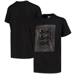 England Football Kid's T-Shirt (Size 4-5y) Tonal Reflective Graphic Top - New