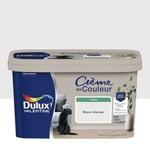 Peinture Crème De Couleur Dulux Valentine satin blanc intense 2,5L