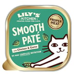 Lily’s Kitchen Smooth Chicken with Game Paté Complete Nutrition Adult Cat Food 19 x 85g