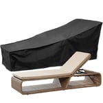 Housse pour Transat Jardin, 210D Housse Chaise Longue Pliante Anti-Poussière Etanche en Polyester - 210x 75 x 80 cm