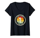 Womens 1 Year Work Anniversary Jubilee Just Hired 1 Year Ago V-Neck T-Shirt