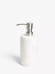 John Lewis Marble Soap Pump, White