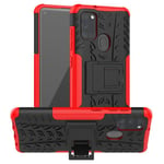 Samsung Galaxy A21s      Heavy Duty Case    Red