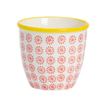 Hand-Printed Plant Pot 14cm