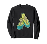 Old rock climbing shoes illustration climbing gear Sweatshirt