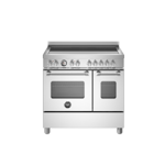 Bertazzoni MAS95I2EXC Master Series 90cm Induction Top Electric Stainless Steel Double Oven Range Cooker