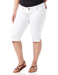 Pepe Jeans Women's Venus Crop Cargo Shorts, 800white, 28W UK