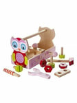 Mousehouse Girls Owl Traditional Wooden Toy Tool Box Tool Kit