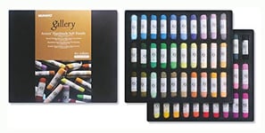 Mungyo MPHM-60P - Gallery Artists' Handmade Soft Pastels Portrait Shades, lot de 60 pastels roulés à la main de qualité artistique, consistance douce