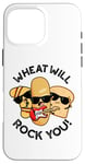 Coque pour iPhone 16 Pro Max Wheat Will Rock You Funny Food Jeu de mots