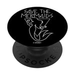 Disney The Little Mermaid Ariel Save The Mermaids Outline PopSockets PopGrip Adhésif