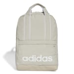 adidas Women's LINEAR ESSENTIALS BACKPACK, Wonder Alumina/White, One Size