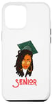 Coque pour iPhone 13 Pro Max Graduation senior Melanine Black Women Girl Magic Graduate 21