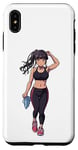 Coque pour iPhone XS Max Anime et manga Style Fille portant des vêtements de sport