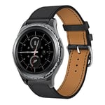 ZUREGO Cuir Bracelets de Remplacement pour Samsung Gear S2 Classic, Bracelet de Cuir Véritable Remplacement Compatible avec Samsung Gear S2 Classic pour Homme Femme (19)