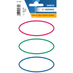 Herma stickers Vario skolboks oval ram (6) 10st