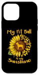 Coque pour iPhone 12 mini Mon chien Pit Bull est mon amoureux des chiots Sunshine