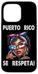 iPhone 14 Pro Max Puerto Rico Se Respeta Afro Boricua PR Flag Sunglasses Case