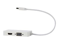 Nedis - Videokort - Mini Displayport Hane Till 15 Pin D-Sub (Db-15), Dvi-D, Hdmi Hona - 20 Cm - Vit - Stöd För 1080P