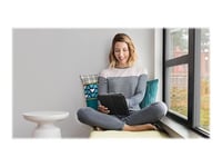 Logitech Slim Folio Pro - Clavier et étui - rétroéclairé - Bluetooth - QWERTY - Italien - pour Apple 12.9-inch iPad Pro (3ème génération)