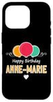 Coque pour iPhone 16 Pro Anne-Marie Joyeux anniversaire slogan