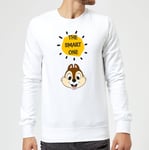 Disney Chip 'N' Dale The Smart One Sweatshirt - White - S - Blanc