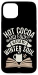 iPhone 15 Plus Reading All Winter Cozy Book Lover and Literary Escape Case