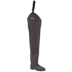 frogg toggs Rana II PVC Bootfoot Hip Wader, Cleated or Felt Outsole Brown