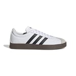 adidas Men's Vl Court Base Shoes White 10.5