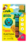 Jovi - PLASTILINA pâte à modeler végétale, 6 x 15 grammes, couleurs naturelles, Grande plasticité, Sans gluten, Idéale pour les enfants à partir de 2 ans (90/6N)