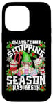 iPhone 14 Pro Max Christmas Shopping Gnome For Women Xmas Coffee Mug Mistletoe Case