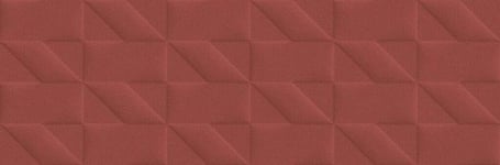 Casa39 Marazzi Outfit Red Structure Tetris 3D 25x76 cm M12C Carrelage couleur...