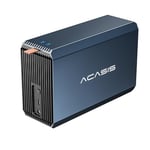 ACASIS 2 Bay External Hard Drive RAID Enclosure for 2.5/3.5" SATA HDD/SSD with USB 3.0, Support RAID 0/1/JBOD/SPAN,Max 6Gbps Under UASP,36TB Capacity Raid Enclosure