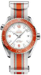 Omega 215.32.44.21.04.001 Seamaster Planet Ocean 600M Hvid/Tekstil Ø43.5 mm