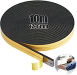 10M Joint Fenetre Isolation 12Mmx6Mm Isolant Fenetre Anti Froid 2 Rouleaux Isolation Fenetre Contre Le Froid Joint Mousse Adhésif Joint De Fenetre Pour Fenêtres Portes Et Plaques De Cuisson