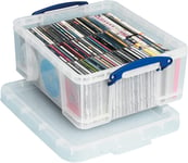 Really Useful Plastic Storage Box 18 Litre Clear