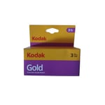 Kodak Gold GB 200 - Pellicule Couleur 35mm - 24 Expositions - Pack de 3 - ISO 200 - Photographie Argentique Haute Qualité