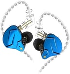 Kz Zsn Pro X Ecouteurs Intra-Auriculaires A Double Pilote 1Ba 1Dd Avec Fil Hifi Sport Gaming Compatible Avec Telephone Ordinateur Tablette Avec Coffret Cadeau Bleu Sans Micro