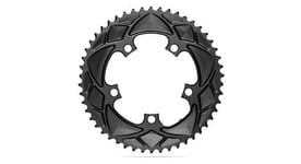 Plateau narrow wide absoluteblack 110bcd round premium chainring pour transmission shimano   fsa   praxis   rotor   s works